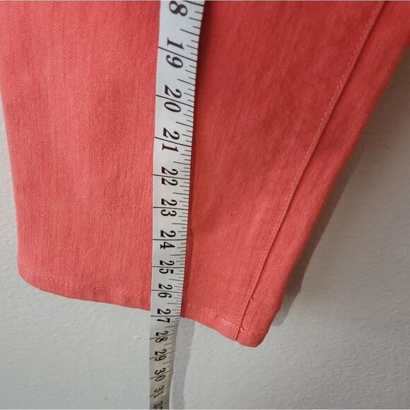 Chico's‎ comfy salmon colored ankle pants Size 1 equivalent size 8 - Picture 4 of 5